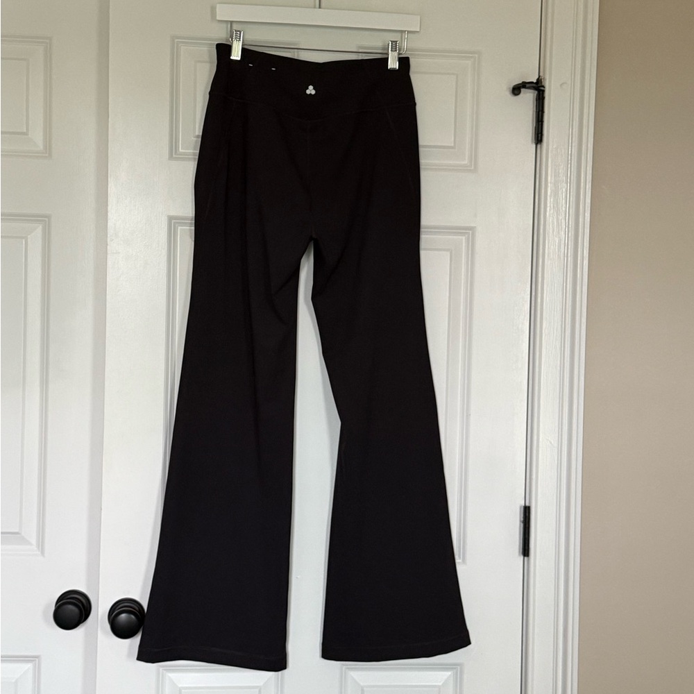 Tekgear Black Wide Leg Women's Workout Pants Sz L - Picture 3 of 4